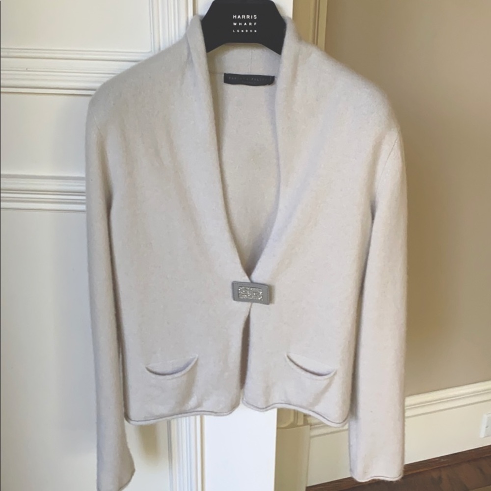 Fabiana Filippi cashmere sweater cardigan monilli size xs